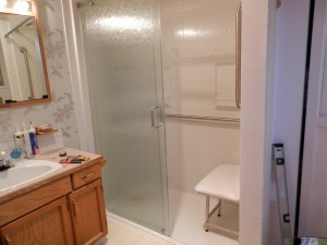 barrier-free shower